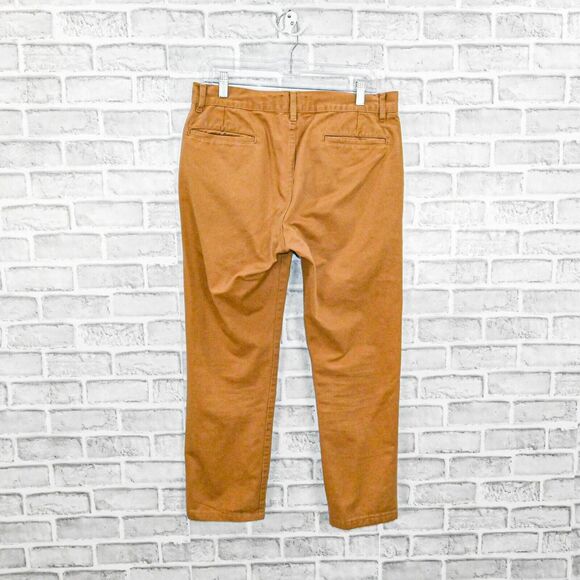 TAYLOR STITCH Men's Slim Slim Chino Pants in brown khaki size 32x27 - Picture 3 of 9